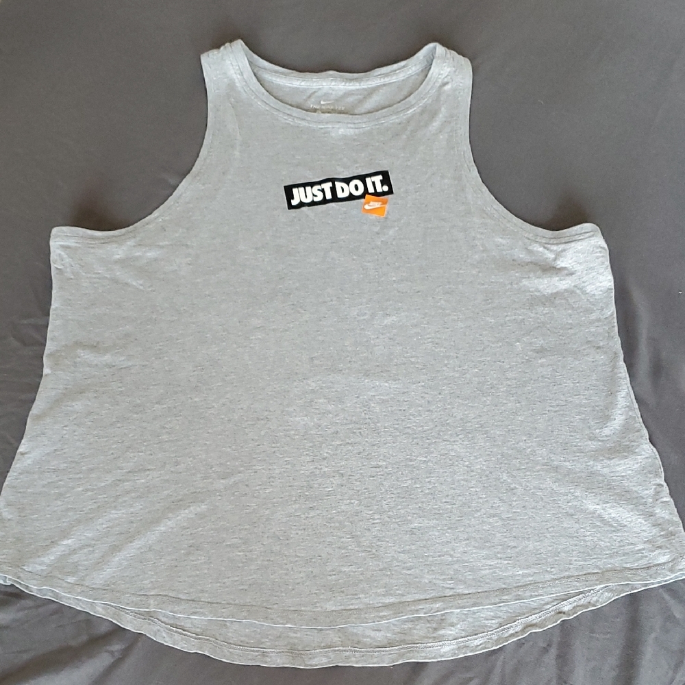 NIKE The Nike Tee "Just Do It" Graphic Tank Top - SIZE XL